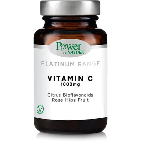 Power Of Nature Platinum Range Vitamin C Витамин C Цитрусовые биофлавоноиды плодов шиповника для укрепления иммунной системы, кожи и антиоксидантного действия 1000 мг 20 таблеток: цены и характеристики