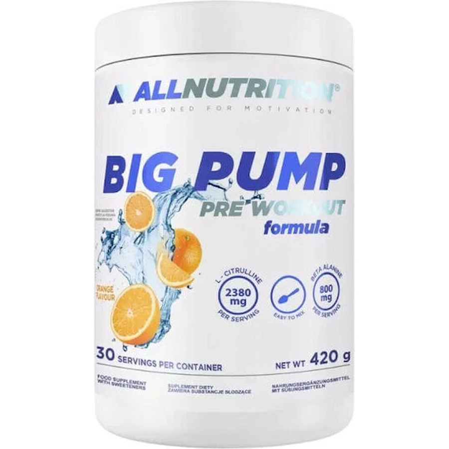 AllNutrition Pre Workout Supplement 420gr Pump: цены и характеристики