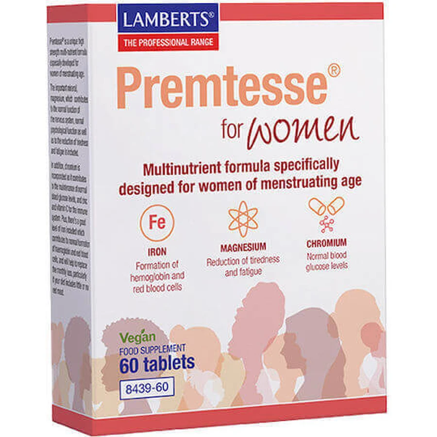 Lamberts Premtesse Менопаузальна добавка 60 таб.: ціни та характеристики