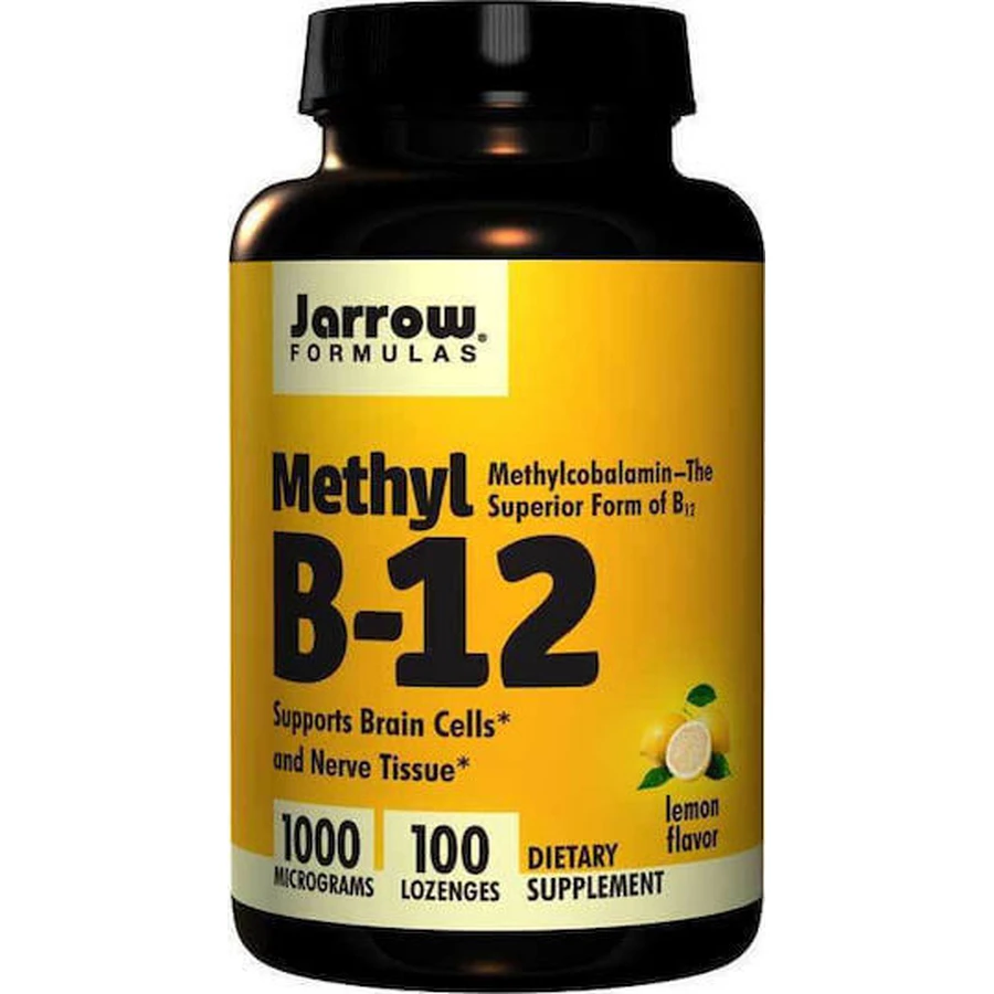 Jarrow Formulas Вітамін B12 для здоров'я нервової системи 2500мг 1000мкг 100 пастилок: ціни та характеристики
