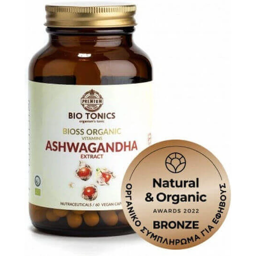 Bio Tonics Экстракт ашвагандхи 60 растительных капсул: цены и характеристики
