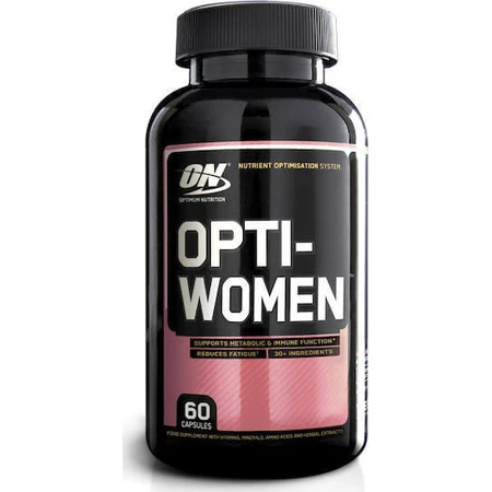 Optimum Nutrition Opti-Women Multivitamin 30+ Ingredients Мультивитамины для энергии, иммунной системы и укрепления волос 60 капс: цены и характеристики