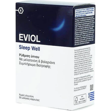 Eviol Sleep Well Sleep Supplement 30 softgels: цены и характеристики