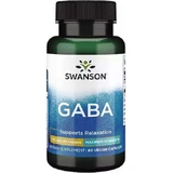 Swanson GABA 750 мг добавка для сна 60 растительных капсул