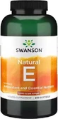 Swanson Vitamin E Вітамін для шкіри та антиоксидантної дії 1000iu 250 м'яких гелів
