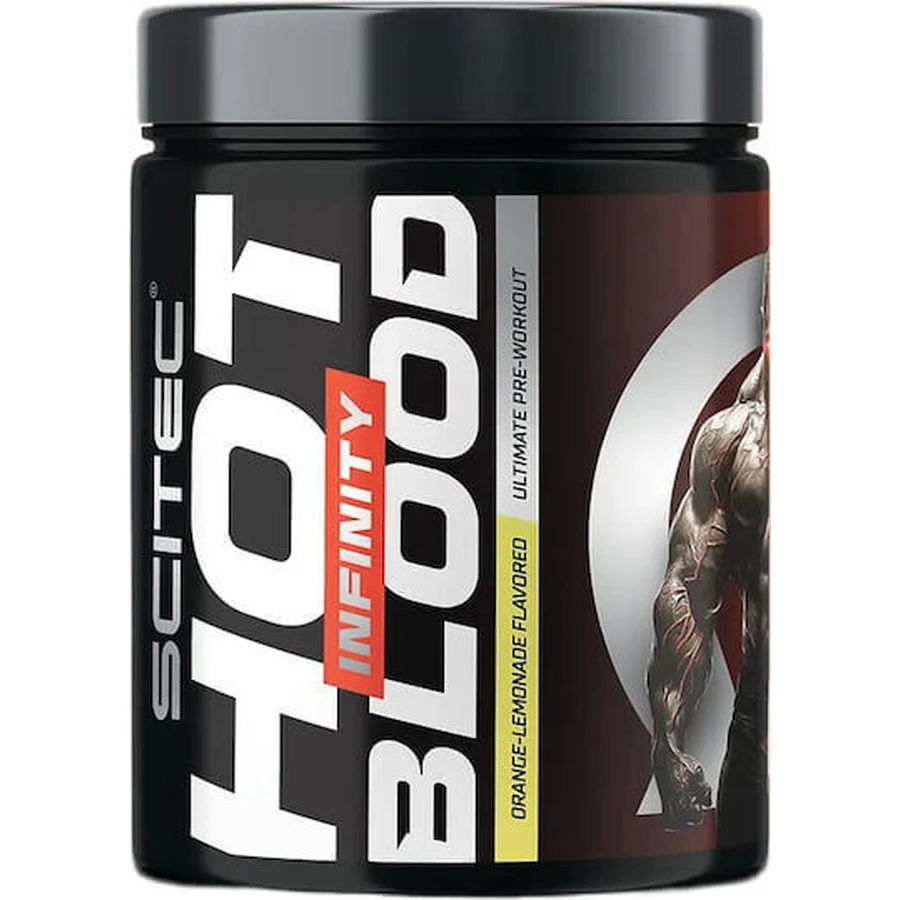 Scitec Nutrition Hot Blood Infinity 300mg Харчова добавка Specialty 350gr Апельсиновий лимонад: ціни та характеристики