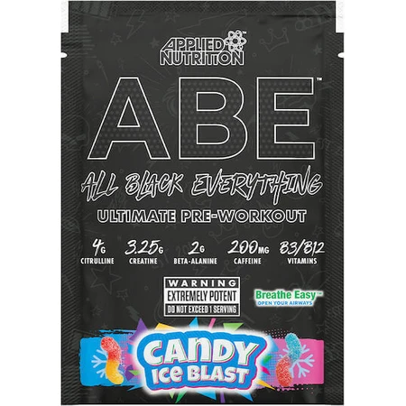 Applied Nutrition Abe's All Black Everything Pre Workout Supplement 12.5gr Sweet Ice Blast: цены и характеристики