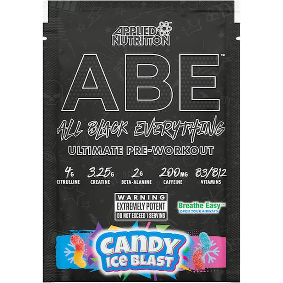 Applied Nutrition Abe's All Black Everything Pre Workout Supplement 12.5gr Sweet Ice Blast: цены и характеристики