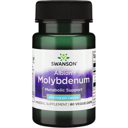 Swanson Albion Molybdenum Chelated 60 Capsules Herbal: цены и характеристики