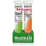 Health Aid Vitamin C 1000mg Plus Echinacea Multivitamin for Energy & Immune System Support 1000mg Orange 2 x 20 effervescent tablets: цены и характеристики