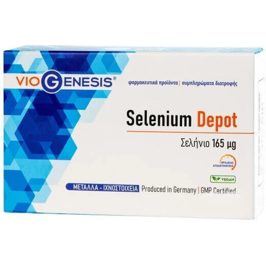 Viogenesis Depot 30 таблеток с селеном: цены и характеристики