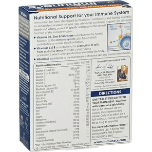 Vitabiotics Immunance Иммуноукрепляющая добавка 30 табл.