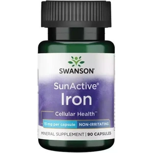 Swanson Sunactive Iron 15 мг 90 капсул