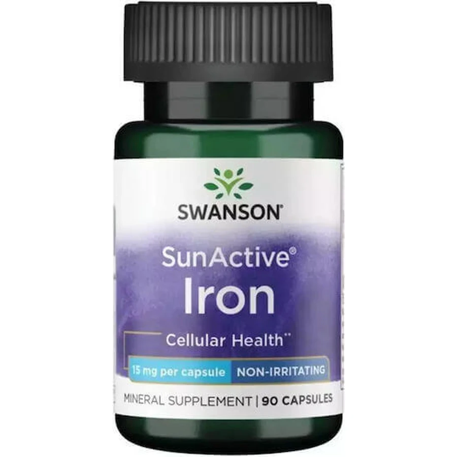 Swanson Sunactive Iron 15 мг 90 капсул: ціни та характеристики