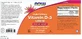 Now Foods Витамин D-3 для поддержки иммунитета и здоровья яиц 1000iu 180 софтгелей