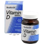 Health Aid Вітамін D3 Вітамін для підтримки імунітету та здоров'я яєць 1000iu 120 таблеток: ціни та характеристики