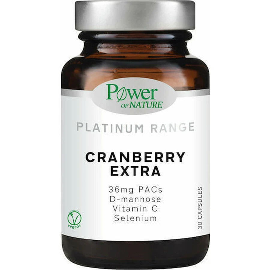 Power Of Nature Platinum Range Журавлина Екстра 30 капс.: ціни та характеристики