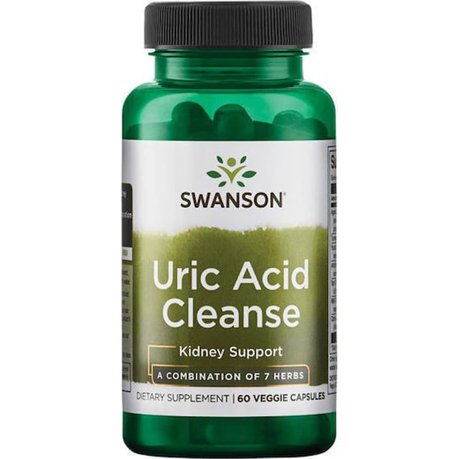 Спеціальна дієтична добавка Swanson Сечова кислота Cleanse 60 рослинних капсул: ціни та характеристики