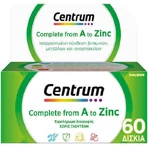 Centrum Complete From A To Zinc Мультивитамины с витаминами и минералами для энергии и укрепления иммунной системы 60 таблеток: цены и характеристики