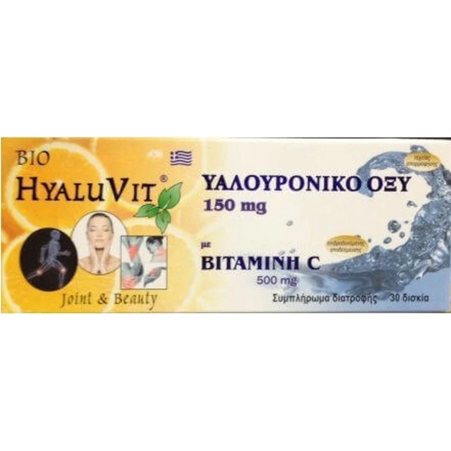 Medichrom HyaluVit добавка для здоров'я суглобів та кісток 30 таб.: ціни та характеристики