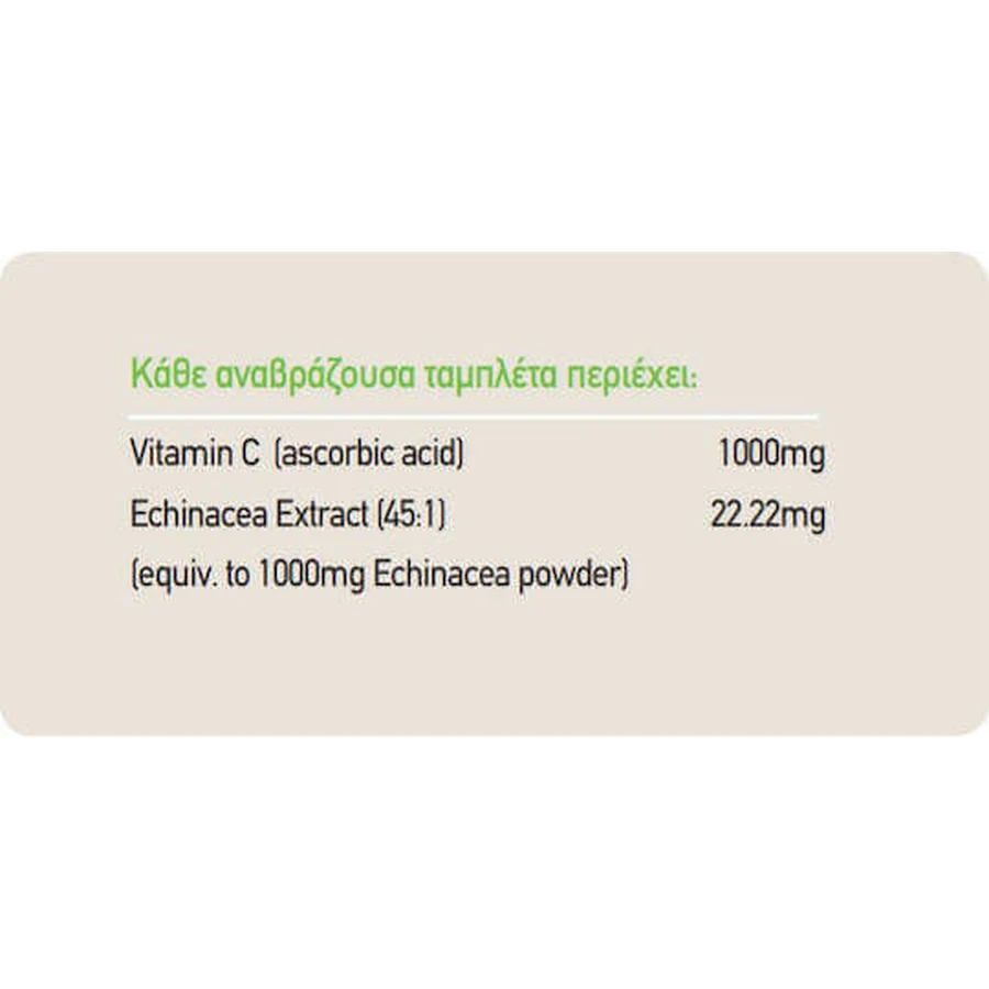 Health Aid Vitamin C Plus Echinacea Multivitamin for Energy & Immune System Strengthening 1000mg Lemon 20 tabs eff: цены и характеристики
