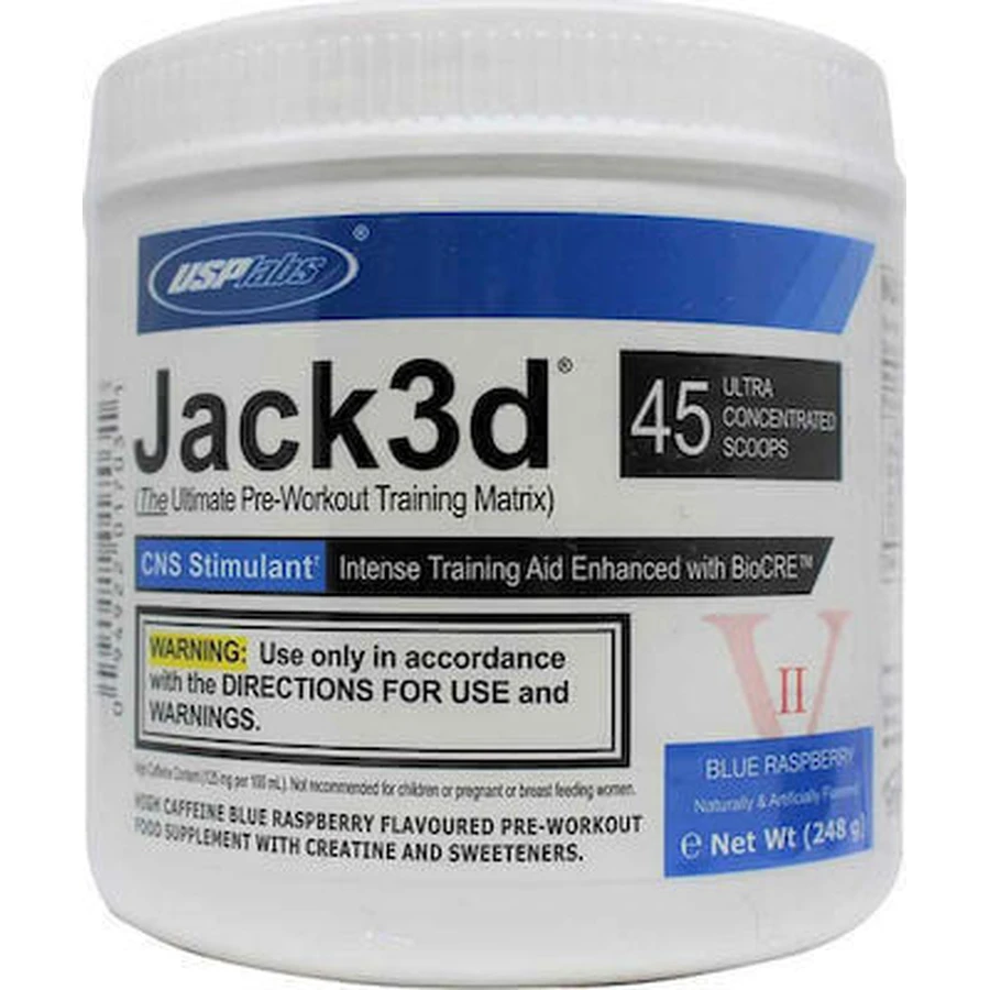 USP Labs JACK3D Пищевая добавка Speciality 248гр Голубая малина: цены и характеристики