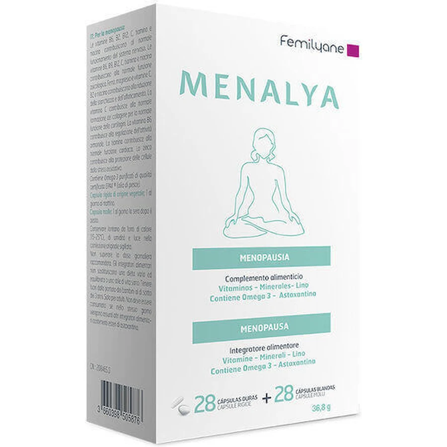 Bailleul Laboratoires Menalya Менопаузальна добавка 28 капсул 28 м'яких гелів: ціни та характеристики