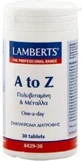 Lamberts A to Z Multivitamins & Minerals Мультивитамины для энергии и укрепления иммунной системы 30 таблеток