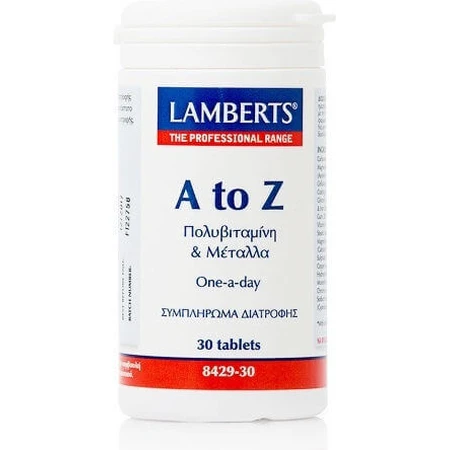 Lamberts A to Z Multivitamins & Minerals Мультивитамины для энергии и укрепления иммунной системы 30 таблеток: цены и характеристики