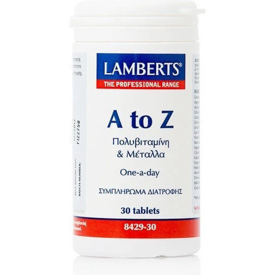 Lamberts A to Z Multivitamins & Minerals Мультивитамины для энергии и укрепления иммунной системы 30 таблеток: цены и характеристики