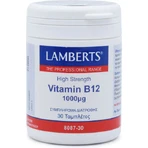 Lamberts Vitamin B12 Вітамін для здоров'я нервової системи 1000мкг 30 таблеток: ціни та характеристики