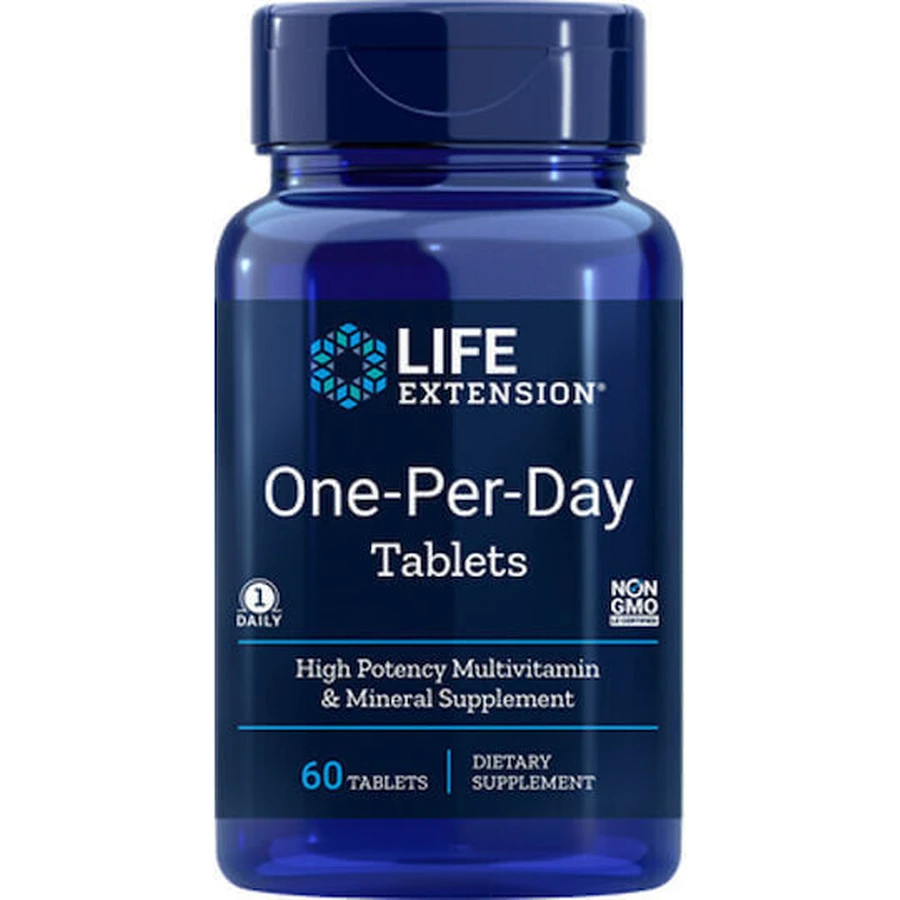 Life Extension One-Per-Day Tablets Мультивитамины для энергии 60 таблеток: цены и характеристики