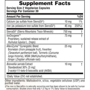 Nature's Plus Ultra Inflam Actin 60 растительных капсул