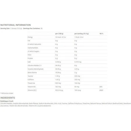 Applied Nutrition ABE - All Black Everything Pre Workout Supplement 315gr Apple Green: ціни та характеристики