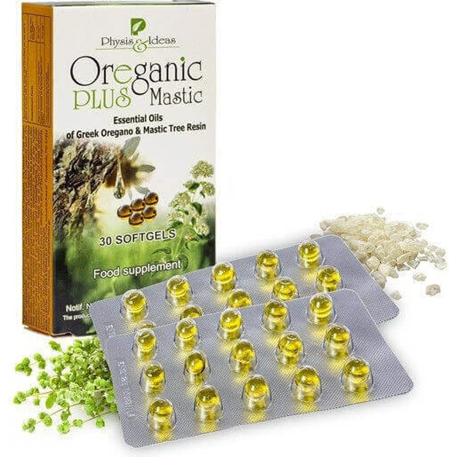 Physis & Ideas Oreganic Plus Mastic 30 софтгелей: цены и характеристики