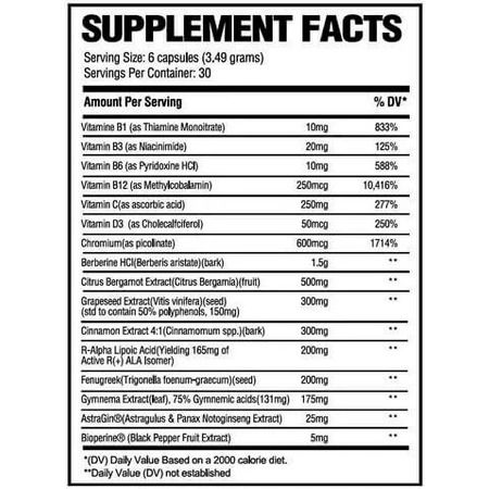 Revive MD Glycose Special Dietary Supplement 180 растительных капсул: цены и характеристики