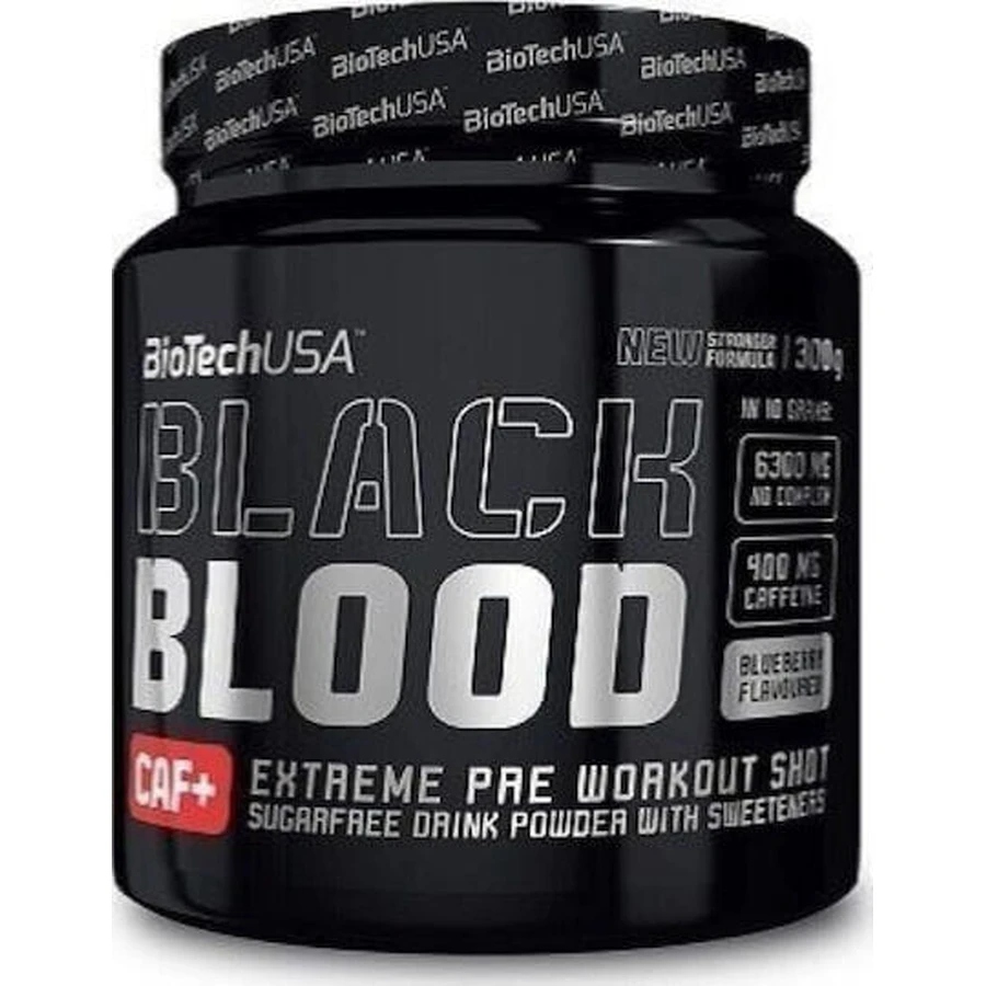 Biotech USA Blood Caf+ добавка для схуднення 300гр Чорниця: ціни та характеристики