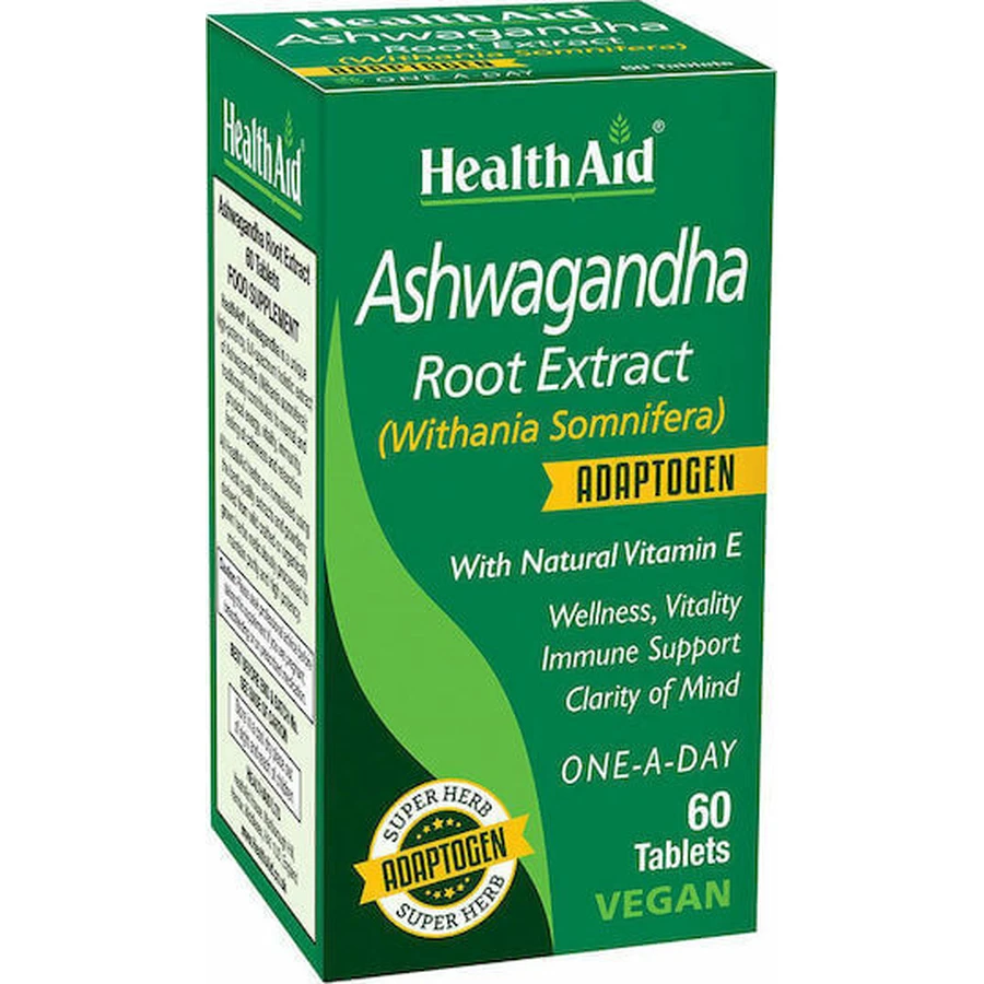 Health Aid Ashwagandha Root Extract 60 файлов: цены и характеристики