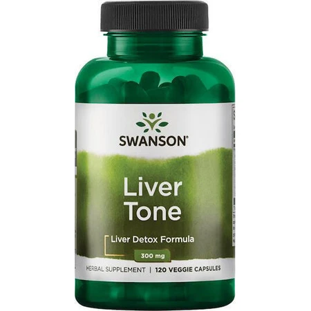 Swanson Liver Tone Liver Detox Formula 300mg Специальная диетическая добавка 120 растительных капсул: цены и характеристики