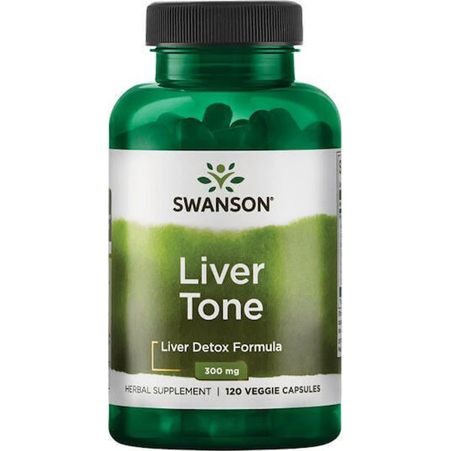 Swanson Liver Tone Liver Detox Formula 300mg Специальная диетическая добавка 120 растительных капсул: цены и характеристики