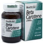 Health Aid Бета-каротин вітамін для волосся, шкіри та антиоксидантної дії 23000iu Апельсин 30 капс.: ціни та характеристики