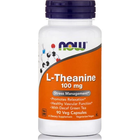 Now Foods L-Theanine 90 растительных капсул: цены и характеристики