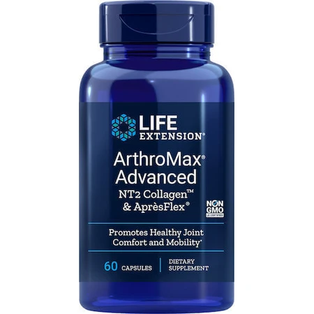 Life Extension ArthroMax ArthroMax Advanced NT2 Collagen & ApresFlex Joint & Bone Health Supplement 60 caps: цены и характеристики