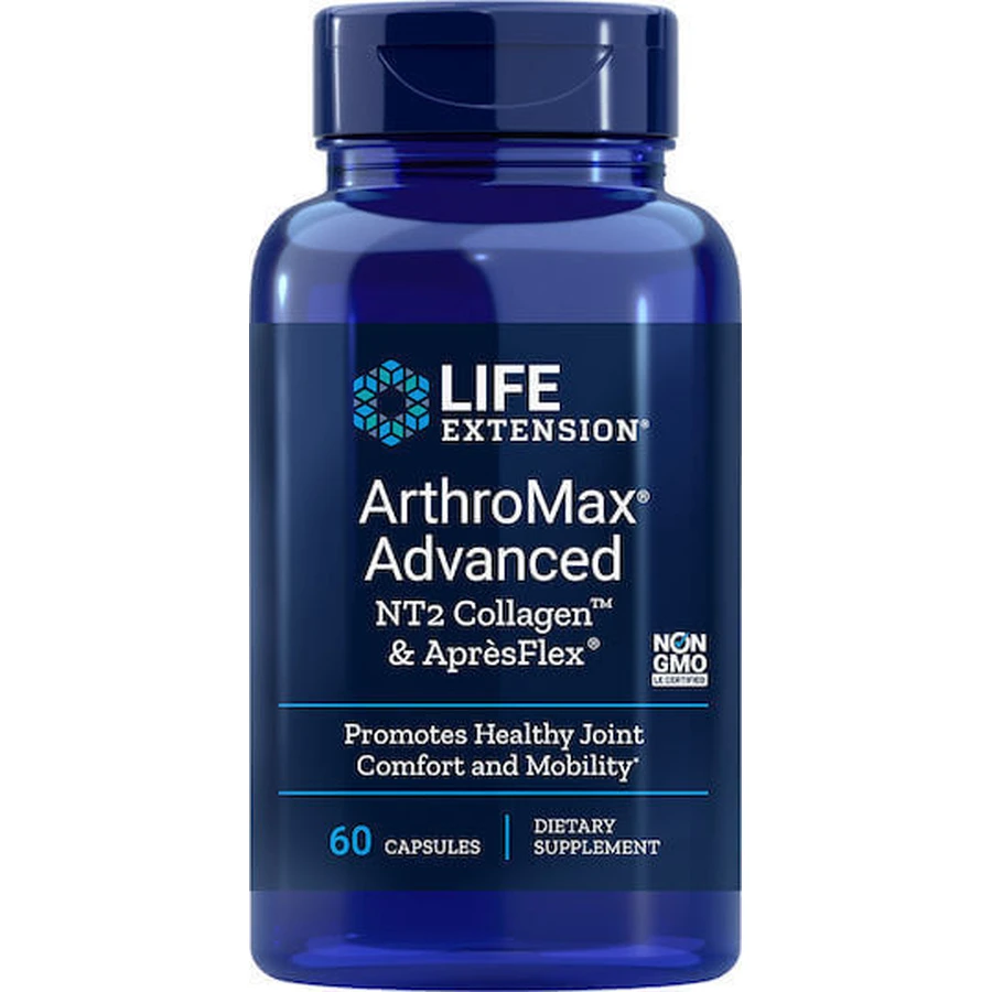 Life Extension ArthroMax ArthroMax Advanced NT2 Collagen & ApresFlex Joint & Bone Health Supplement 60 caps: цены и характеристики