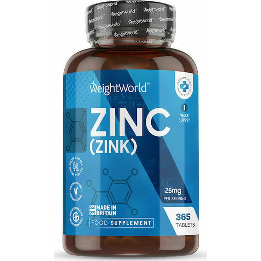 WeightWorld Цинк 25 мг 365 таблеток: цены и характеристики
