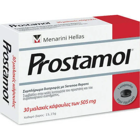 Menarini Prostamol Food Supplement Special 30 softgels: цены и характеристики