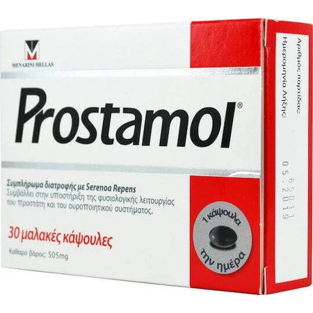 Menarini Prostamol Food Supplement Special 30 softgels: цены и характеристики