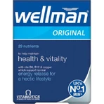 Vitabiotics Wellman Original 29 Nutrients Testosterone Boosting Supplement 30 tabs: цены и характеристики