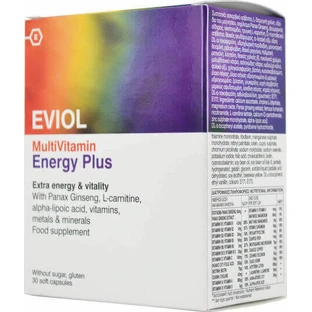 Eviol MultiVitamin Energy Plus Энергетический мультивитамин 30 x 1 софтгель