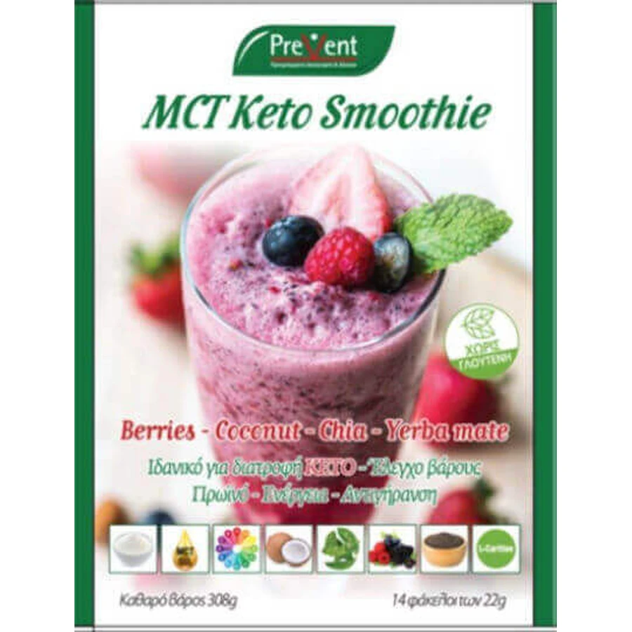 PreVent MCT Keto Smoothie добавка для снижения веса 308 гр.: цены и характеристики